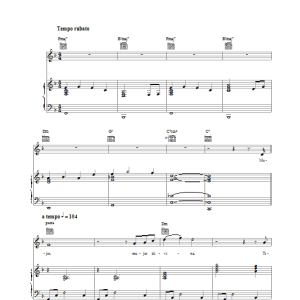 Placido Domingo Mujer Musik Noten - Piano, Vocal & Guitar Chords - 21796-0