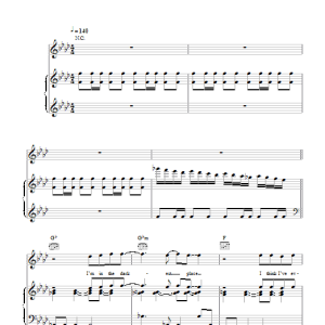 Plan B Darkest Place Musik Noten - Piano, Vocal & Guitar Chords - 108053-0