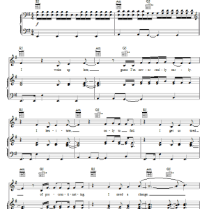 Plumb I Can't Do This Musik Noten - Piano, Vocal & Guitar Chords - 64044-0