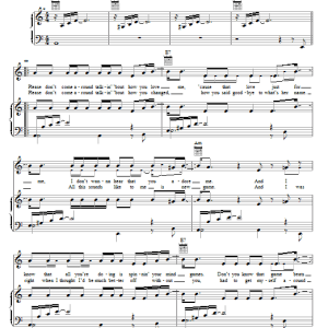 P!nk There You Go Musik Noten - Piano, Vocal & Guitar Chords - 84365-0