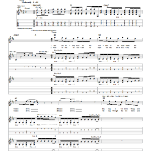 P.O.D. (Payable On Death) Will You Musik Noten - Guitar Tab - 27344-0