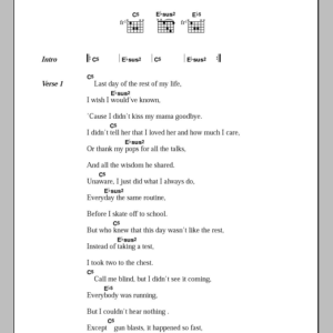 P.O.D. Youth Of The Nation Musik Noten - Guitar Chords/Lyrics - 108966-0