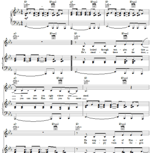 Point Of Grace Dying To Reach You Musik Noten - Piano, Vocal & Guitar Chords - 22195-0