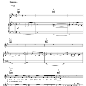 Powderfinger Ballad Of A Dead Man Musik Noten - Piano, Vocal & Guitar Chords - 40969-0