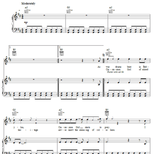 Prince Cinnamon Girl Musik Noten - Piano, Vocal & Guitar Chords - 54594-0