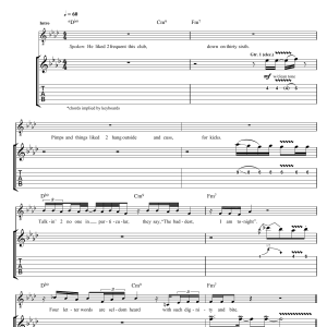 Prince Joy In Repetition Musik Noten - Guitar Tab - 47454-0