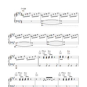 Prince Take Me With U Musik Noten - Piano, Vocal & Guitar Chords - 34117-0