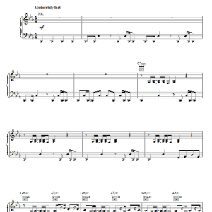 Prince The Word Musik Noten - Piano, Vocal & Guitar Chords - 55384-0