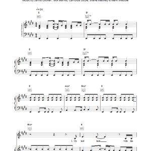 Pulp I'm A Man Musik Noten - Piano, Vocal & Guitar Chords - 14777-0