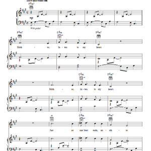 Punch Brothers Dark Days Musik Noten - Piano, Vocal & Guitar Chords - 91227-0