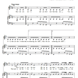Pussycat Dolls When I Grow Up Musik Noten - Piano, Vocal & Guitar Chords - 65296-0