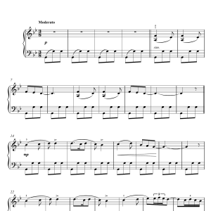 Pyotr Il'yich Tchaikovsky Arabian Dance ("Coffee") Musik Noten - Easy Piano - 118216-0