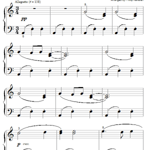 Pyotr Il'yich Tchaikovsky Arabian Dance (Coffee) (arr. Phillip Keveren) Musik Noten - Big Note Piano - 58433-0