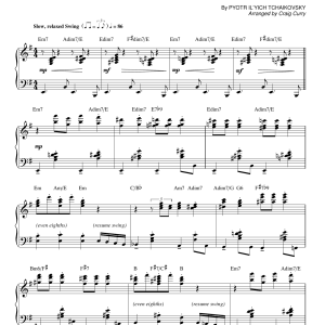 Pyotr Il'yich Tchaikovsky Dance Of The Sugar Plum Fairy (from The Nutcracker) (arr. Craig Curry) Musik Noten - Piano Solo - 154181-0