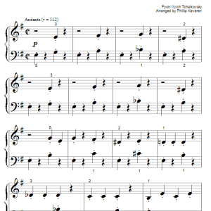 Pyotr Il'yich Tchaikovsky Dance Of The Sugar Plum Fairy (from The Nutcracker) (arr. Phillip Keveren) Musik Noten - Big Note Piano - 58431-0