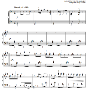 Pyotr Il'yich Tchaikovsky Dance Of The Sugar Plum Fairy [Ragtime version] (arr. Phillip Keveren) Musik Noten - Easy Piano - 92379-0
