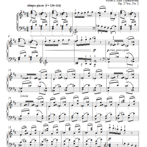 Pyotr Il'yich Tchaikovsky February: Carnival Musik Noten - Piano Solo - 72533-0