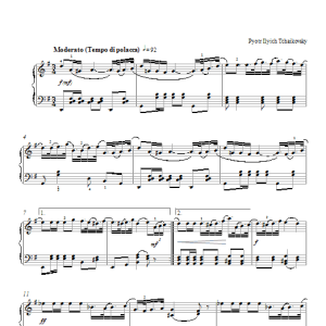 Pyotr Il'yich Tchaikovsky Polonaise (from Eugene Onegin) Musik Noten - Piano Solo - 26043-0