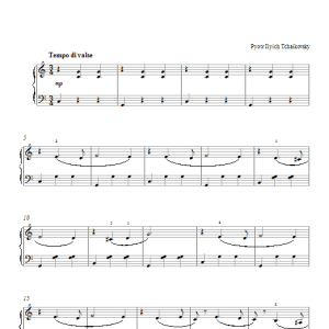 Pyotr Il'yich Tchaikovsky Swan Lake, Op. 20 (Waltz) Musik Noten - Piano Solo - 26051-0