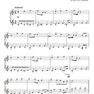 Pyotr Il'yich Tchaikovsky Sweet Dream (Douce Reverie), Op. 39, No. 21 Musik Noten - Easy Piano - 93970-0
