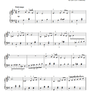 Pyotr Il'yich Tchaikovsky Symphony No. 5 In E Minor, Op. 64, Third Movement ("Waltz") Excerpt Musik Noten - Easy Piano - 93969-0