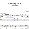 Pyotr Il'yich Tchaikovsky Symphony No. 6 (1st movement) Musik Noten - Piano Solo - 26055-0