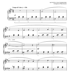 Pyotr Il'yich Tchaikovsky The Sleeping Beauty Waltz (arr. Phillip Keveren) Musik Noten - Easy Piano - 170470-0