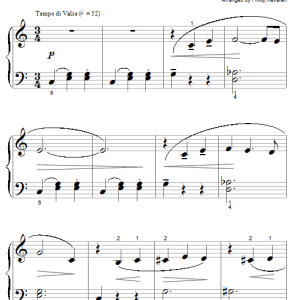 Pyotr Il'yich Tchaikovsky Waltz Of The Flowers (arr. Phillip Keveren) Musik Noten - Big Note Piano - 58434-0