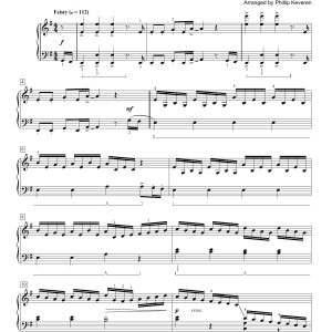 Queen Another One Bites The Dust [Classical version] (arr. Phillip Keveren) Musik Noten - Piano Solo - 171578-0