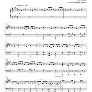 Queen Tie Your Mother Down [Classical version] (arr. Phillip Keveren) Musik Noten - Piano Solo - 171549-0