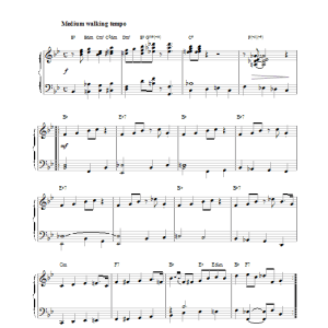 Quincy Jones The Big Walk Musik Noten - Piano Solo - 18735-0