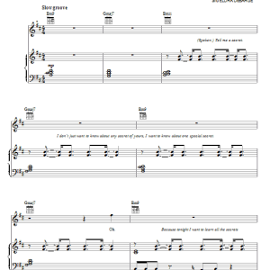 Quincy Jones The Secret Garden (Sweet Seduction) Musik Noten - Piano, Vocal & Guitar Chords - 77170-0