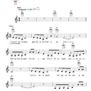 R. Alex Anderson Lovely Hula Hands Musik Noten - Ukulele - 94356-0