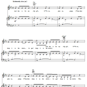 R Kelly Get Dirty Musik Noten - Piano, Vocal & Guitar Chords - 63331-0