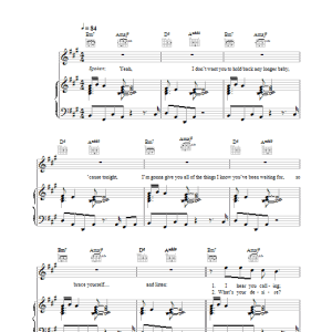 R Kelly Your Body's Calling Musik Noten - Piano, Vocal & Guitar Chords - 26905-0