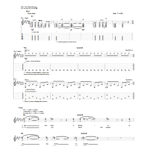 Radiohead 2 + 2 = 5 Musik Noten - Guitar Tab - 97568-0