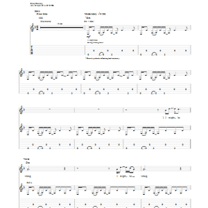 Radiohead I Might Be Wrong Musik Noten - Guitar Tab - 97567-0