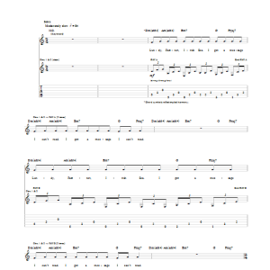 Radiohead In Limbo Musik Noten - Guitar Tab - 97566-0
