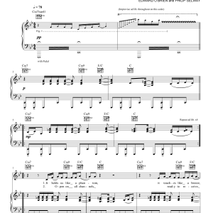 Radiohead The Numbers Musik Noten - Piano, Vocal & Guitar Chords - 177676-0