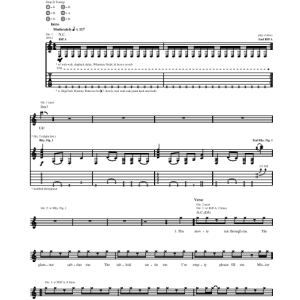 Rage Against The Machine Testify Musik Noten - Guitar Tab - 73839-0