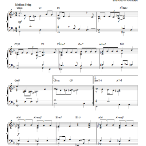 Ralph Rainger Thanks For The Memory (arr. Brent Edstrom) Musik Noten - Piano Solo - 96653-0