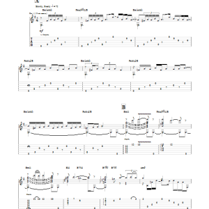 Ralph Towner My Man's Gone Now Musik Noten - Guitar Tab - 151388-0