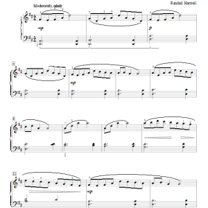 Randall Hartsell Above The Clouds Musik Noten - Educational Piano - 151135-0