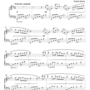Randall Hartsell Autumn Reverie Musik Noten - Educational Piano - 151146-0