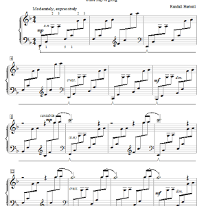 Randall Hartsell Bay Breezes Musik Noten - Educational Piano - 72933-0