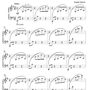 Randall Hartsell Disenchanted Etude Musik Noten - Educational Piano - 77661-0