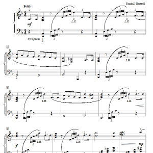 Randall Hartsell Heroic Etude Musik Noten - Educational Piano - 77672-0