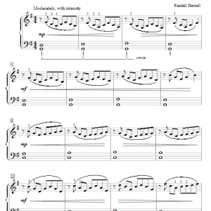 Randall Hartsell Majestic Waves Musik Noten - Educational Piano - 72949-0