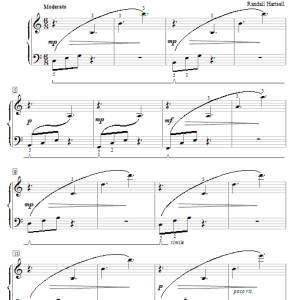 Randall Hartsell Moonlit Paths Musik Noten - Educational Piano - 77250-0