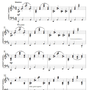 Randall Hartsell Ocean Etude Musik Noten - Educational Piano - 77670-0